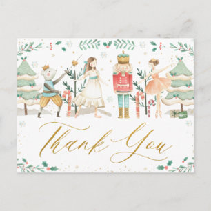 Schick Der Nussknacker-Ballett-Weihnachten Danke Postkarte