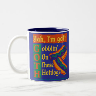 Schick und frech zweifarbige tasse