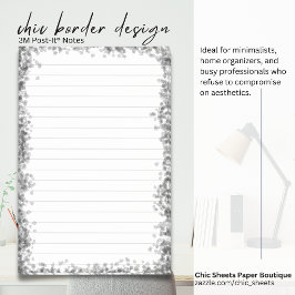 Schicke Border Design 3M Post-it® Notizen