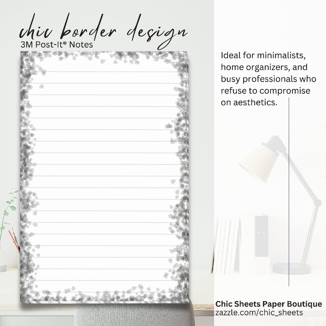 Schicke Border Design 3M Post-it® Notizen (Von Creator hochgeladen)