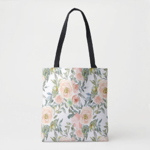 Schicke elegante Rosen, Motivierende Nachricht Tasche