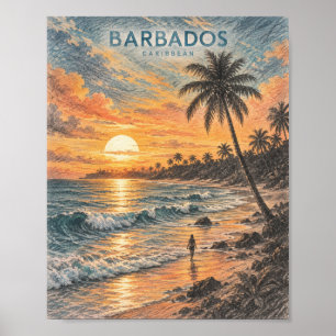 Schicke Erdwandschunststoffdrucke Poster