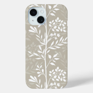Schicke florale neutrale beige botanische Case-Mate iPhone hülle