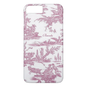 Schicke französische Toiles-Hülle für iPhone 7 Plu 8 Plus/7 Plus Hülle