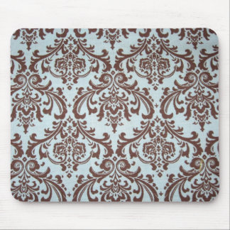 Schicke französisches Blau-Gewebe-Mausunterlage Mousepad