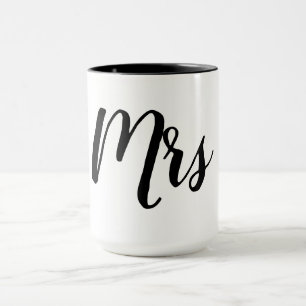 SCHICKE "FRAU" MUG_BLACK/WHITE TASSE