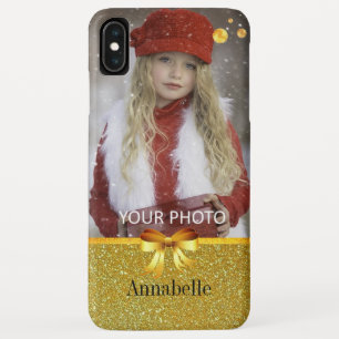 Schicke GoldTupfen, goldenes Band auf Goldenem Case-Mate iPhone Hülle