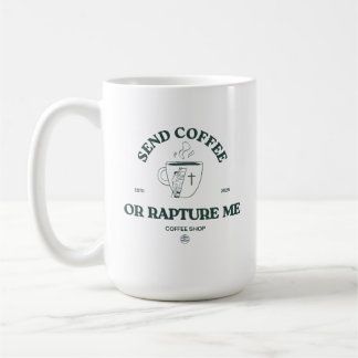 Schicke Kaffee oder entrücke mich – Lustiger chris Kaffeetasse