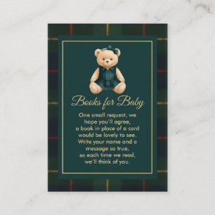 Schicke Luxus-Teddybär-Babyparty Begleitkarte