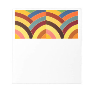 schicke, moderne, elegante Chevrons Notizblock