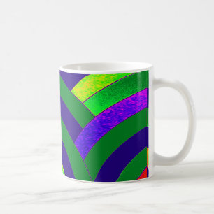 schicke, moderne, stilvolle Chevrons Kaffeetasse