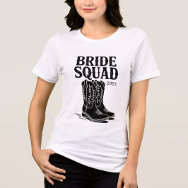 Schicke monochrome Junggesellinnen-T-Shirt mit sti Tri-Blend Shirt