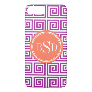 Schicke Orchidee griechische Schlüssel geometrisch Case-Mate iPhone Hülle