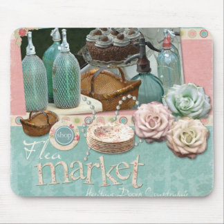 Schicke Paris-Flohmarkt-Mausunterlage Mousepad