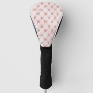 Schicke Rosa Goldene Büschel Golf Headcover