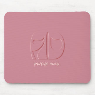 Schicke rosa Universe Brand Schreibtischmatte Mousepad
