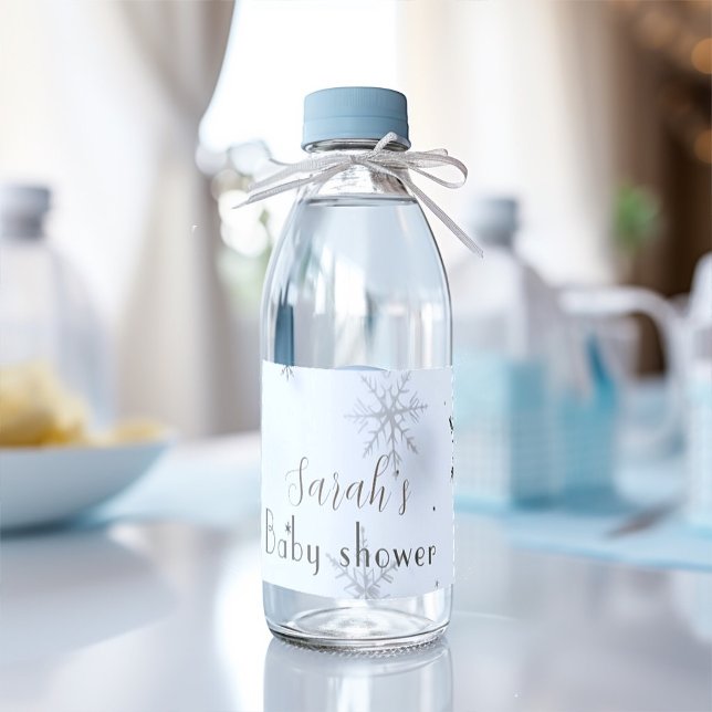 schicke Schneeflocken WinterBaby-Dusche (Von Creator hochgeladen)