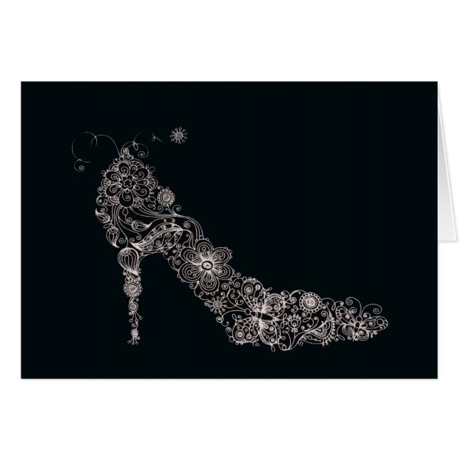 Schicke Schuh ~ Karte (Vorderseite (Horizontal))