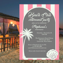 Schicke Strandclub-Rentnerparty im Küstenstreifen-