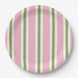 SCHICKE STREIFEN DES PAPIER-PLATE_MODERN PAPPTELLER