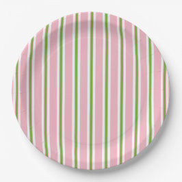 SCHICKE STREIFEN DES PAPIER-PLATE_MODERN PAPPTELLER