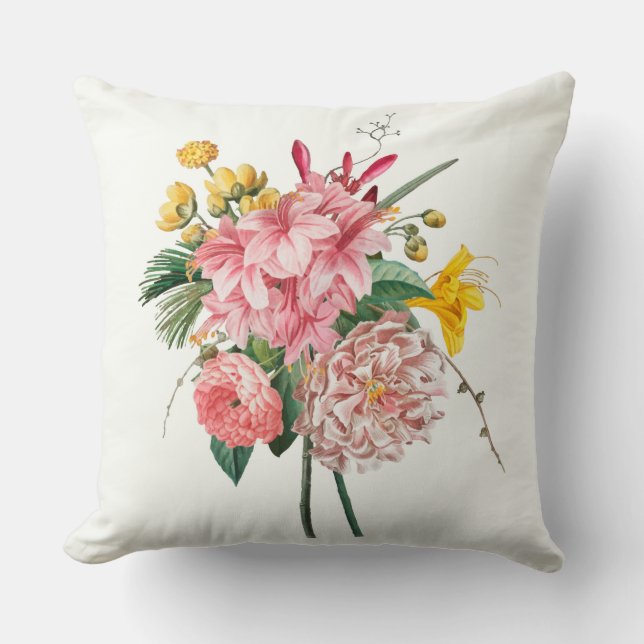 schicke und elegante Blumenkissenform Kissen (Vorderseite)