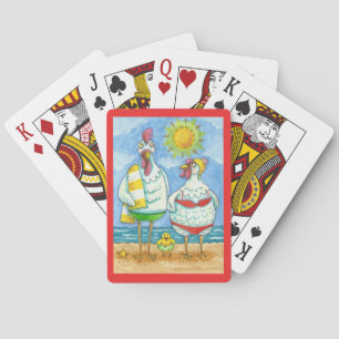SCHICKEN DES MEERES, FAMILIENSPASS CARTOON Funny Spielkarten
