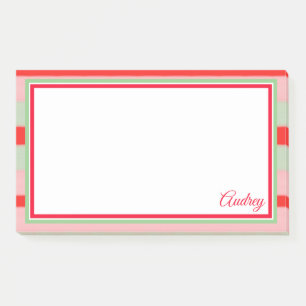 Schicken Sie diese Note für Audrey oder Sie Post-it Klebezettel