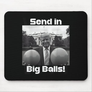 Schicken Sie große , Präsident Trump und Doge Mousepad