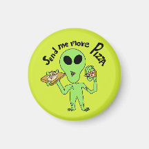 schicken Sie mir mehr Pizza ufo