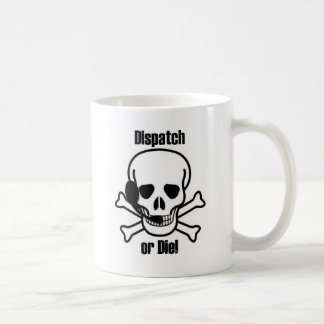 Schicken Sie oder die Kaffeetasse