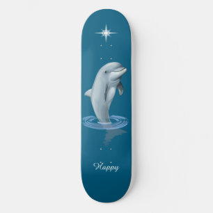 Schicker Delfin, benutzerdefinierter Stern und Sch Skateboard