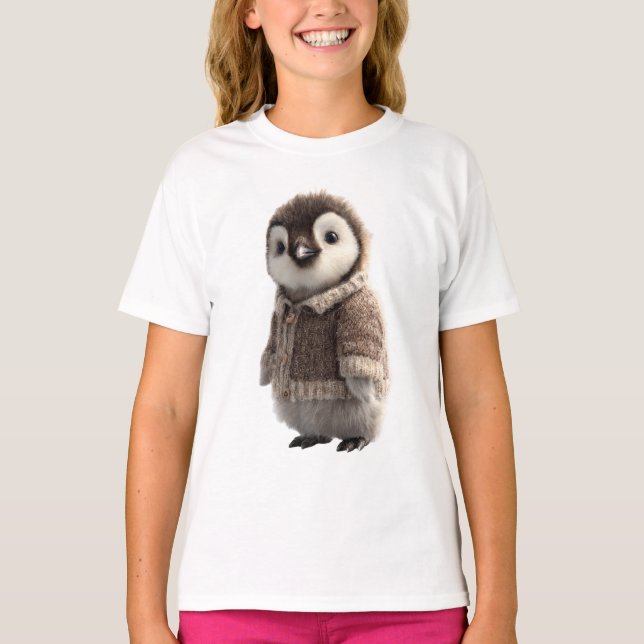 Schicker kleiner Pinguin Pullover Küken Kinder (Vorderseite)