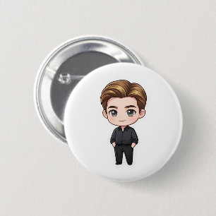 Schicker Korean-Drama-Männlicher-Hauptdarsteller-A Button