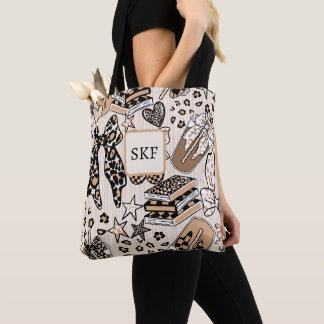 Schicker Leopard-Coffee-Liebhaber-Tragetasche in E Tasche