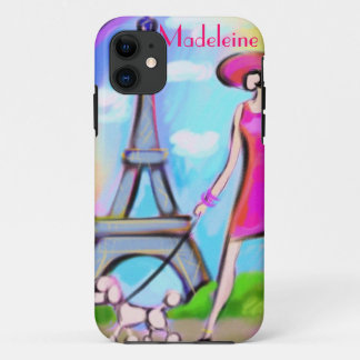 Schicker Paris-Frau iPhone Fall Case-Mate iPhone Hülle