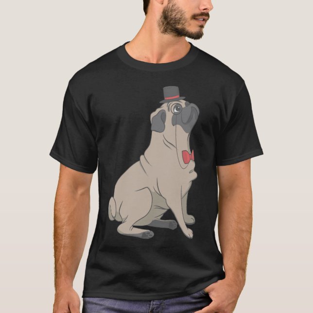 Schicker Pug Classic 339 T-Shirt (Vorderseite)