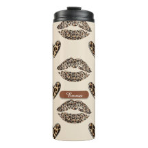 Schickes Beige- und Schwarz-Cheeta-Druckmuster