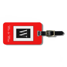 SCHICKES GEPÄCK TAG_ " Herr u. Frau"