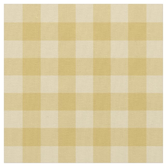 Schickes Gold-Gingham-Karo-Muster Stoff (Nahaufnahme)