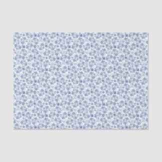 Schickes Indigo-Blau-ethnisches Seidenpapier