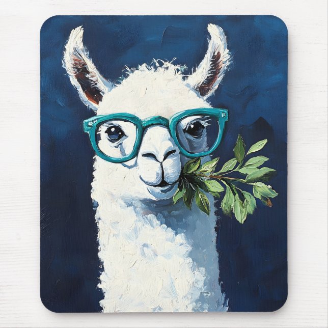 Schickes Llama Chic Mousepad (Vorne)