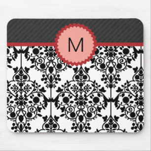 Schickes Monogramm Mousepad