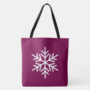 Schickes nordisches weißes Alpen-Schneeglöckchen i Tasche