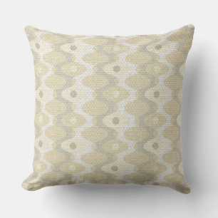 Schickes Pastell-Mid-Century-Muster Kissen