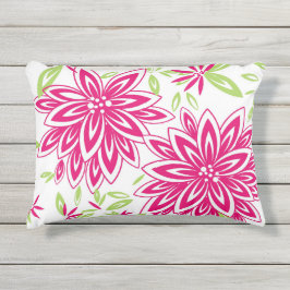 SCHICKES PILLOW_PRETTY PINK IM FREIENmit blumen Kissen Für Draußen