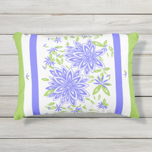 SCHICKES PILLOW_PRETTY SINGRÜN IM FREIENmit blume Kissen Für Draußen