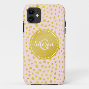 Schickes rosa falsches Gold-Glitter-Cheetah-Druck- title_seo2