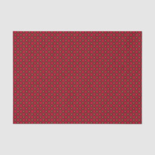 Schickes Rot-und Goldmuster-Seidenpapier Seidenpapier