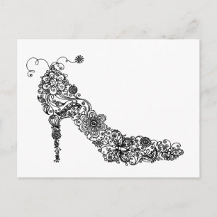 Schickes Schuhwerk ~ Postkarte
